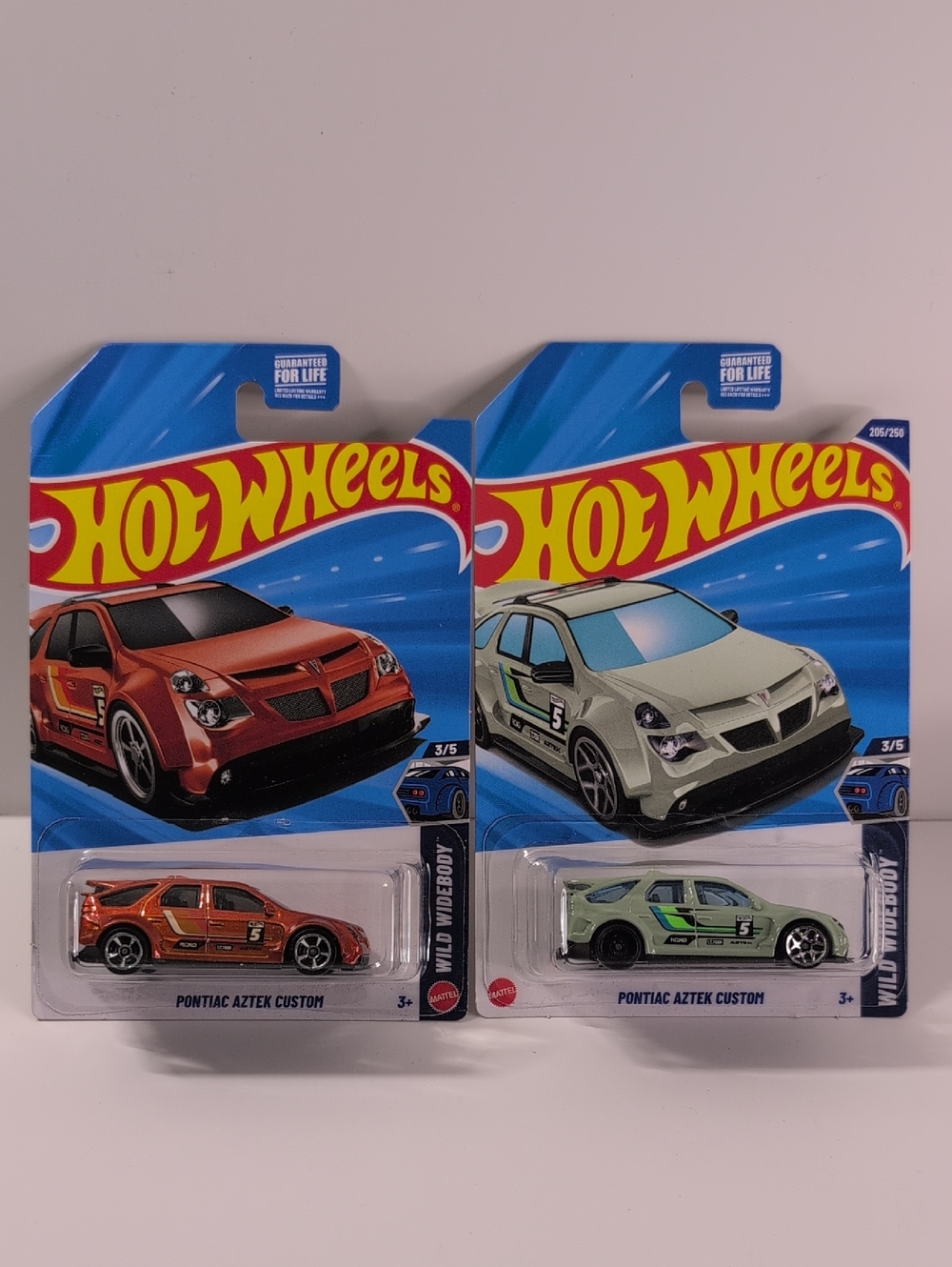 Hot Wheels Pontiac Aztek Custom Wild Widebody Lot Of 2 Mattel NEW Ships In Box